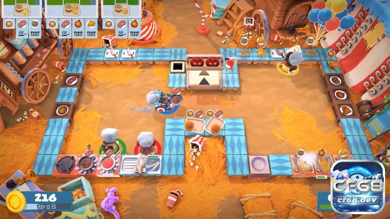Màn hình lớn của máy tính bảng giúp game 2 người chơi trở nên trực quan, vui nhộn và lý tưởng để chia sẻ những khoảnh khắc đáng nhớ.